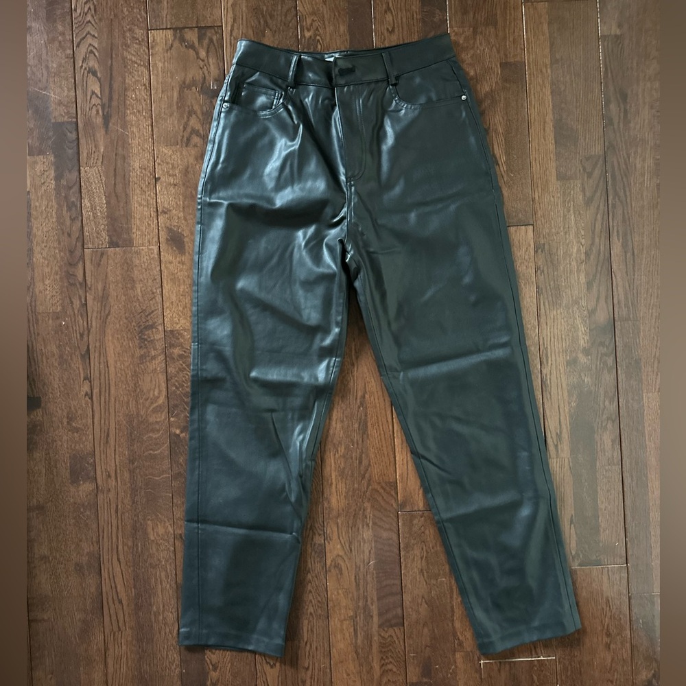 Zara faux leather pants